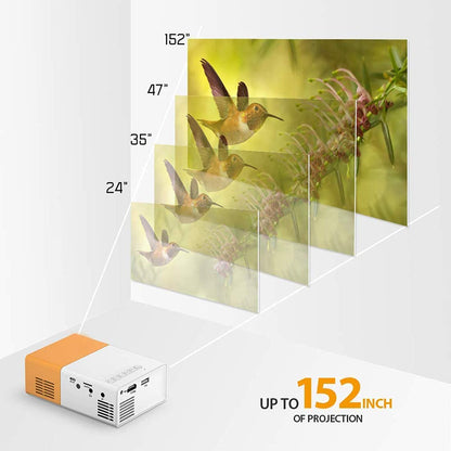 Mini Projector for Home Cinema | Full HD | Kids & Family Entertainment