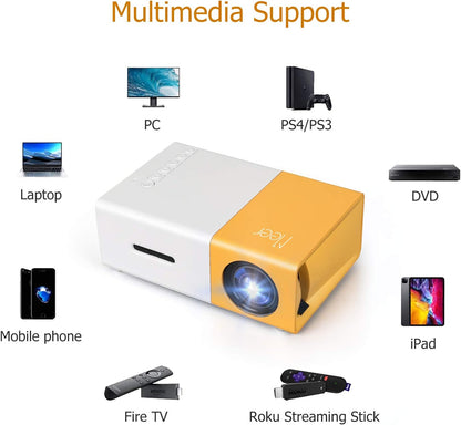 Mini Projector for Home Cinema | Full HD | Kids & Family Entertainment
