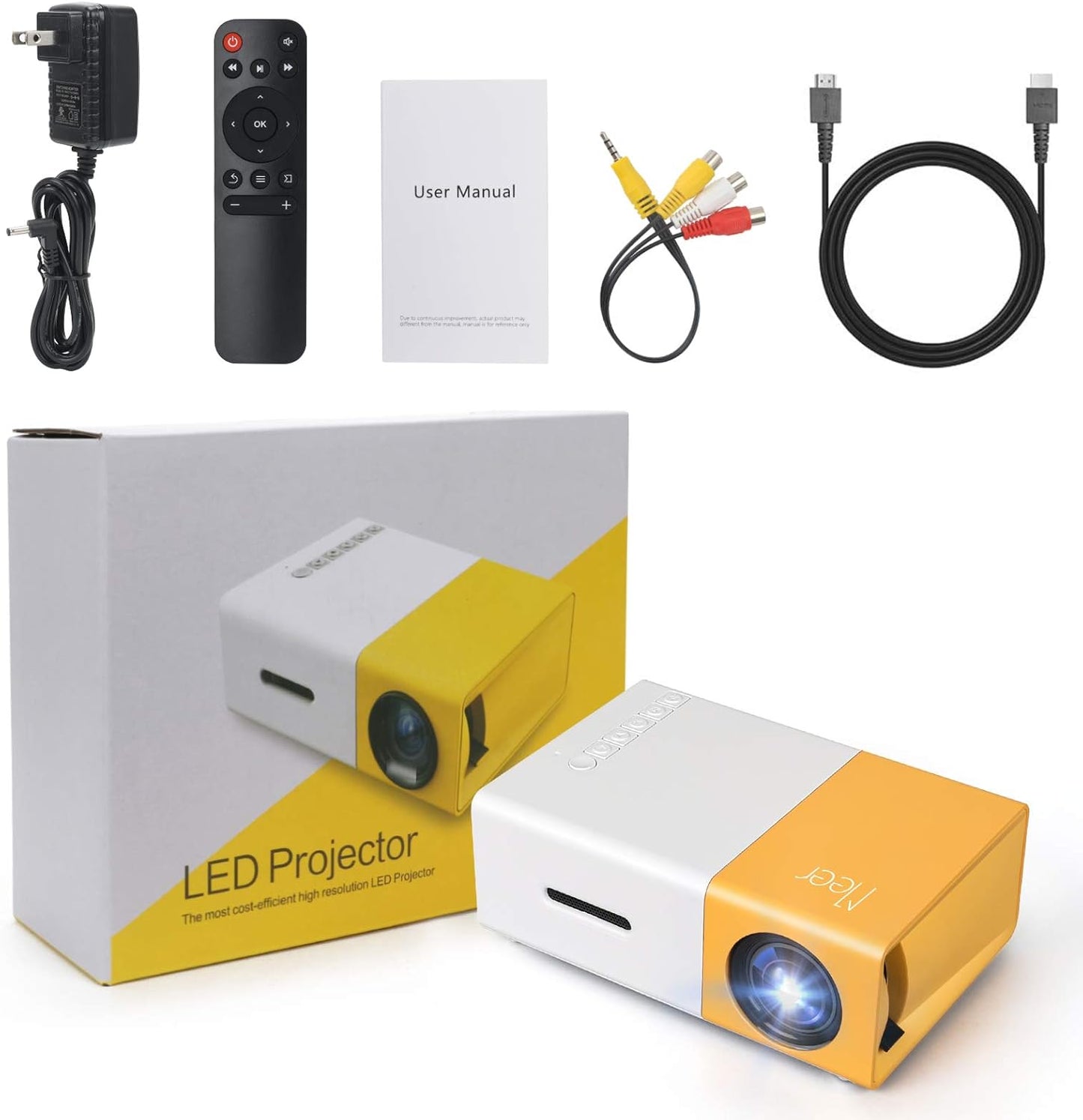 Mini Projector for Home Cinema | Full HD | Kids & Family Entertainment