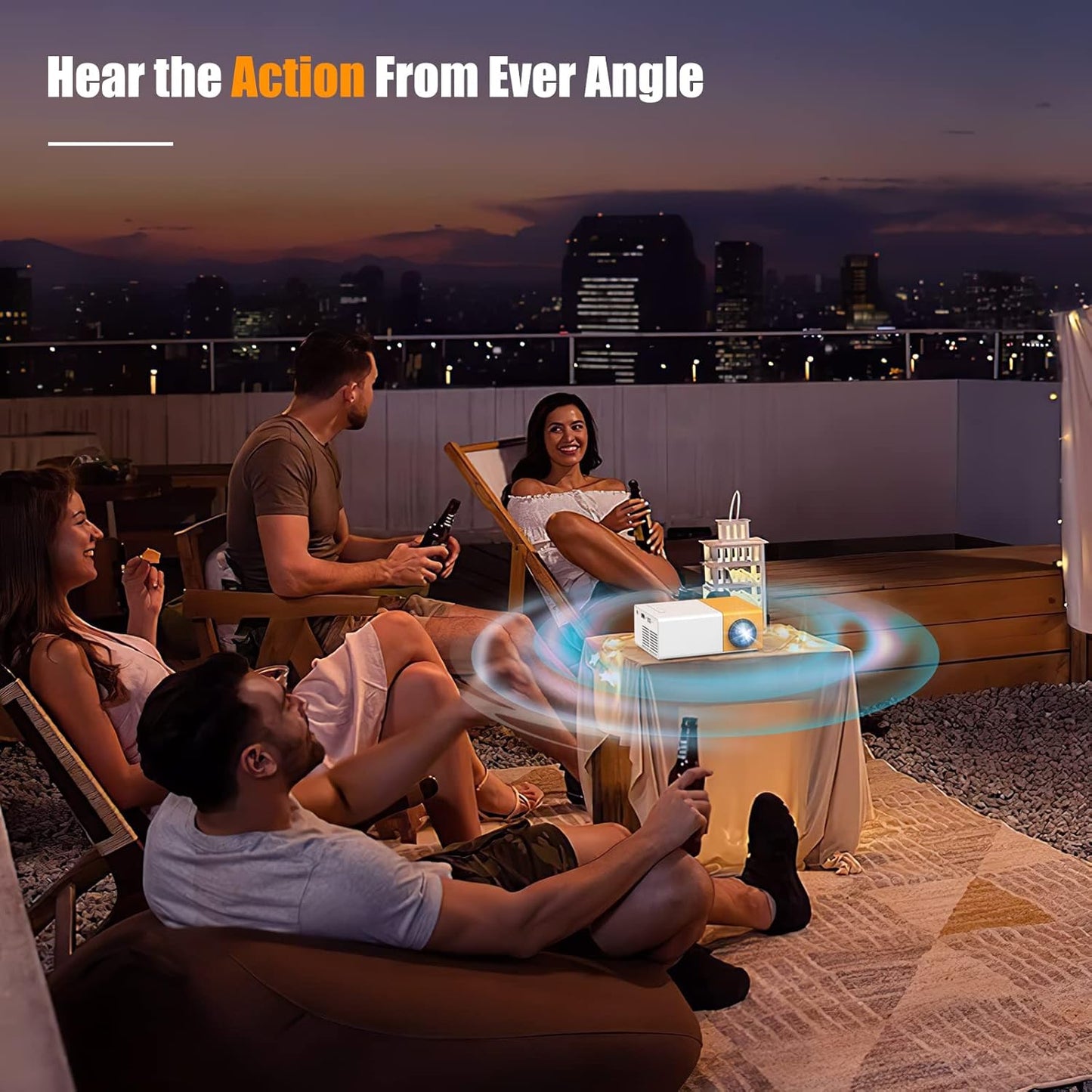 Mini Projector for Home Cinema | Full HD | Kids & Family Entertainment