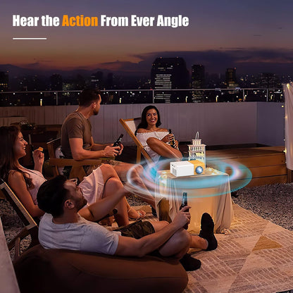 Mini Projector for Home Cinema | Full HD | Kids & Family Entertainment