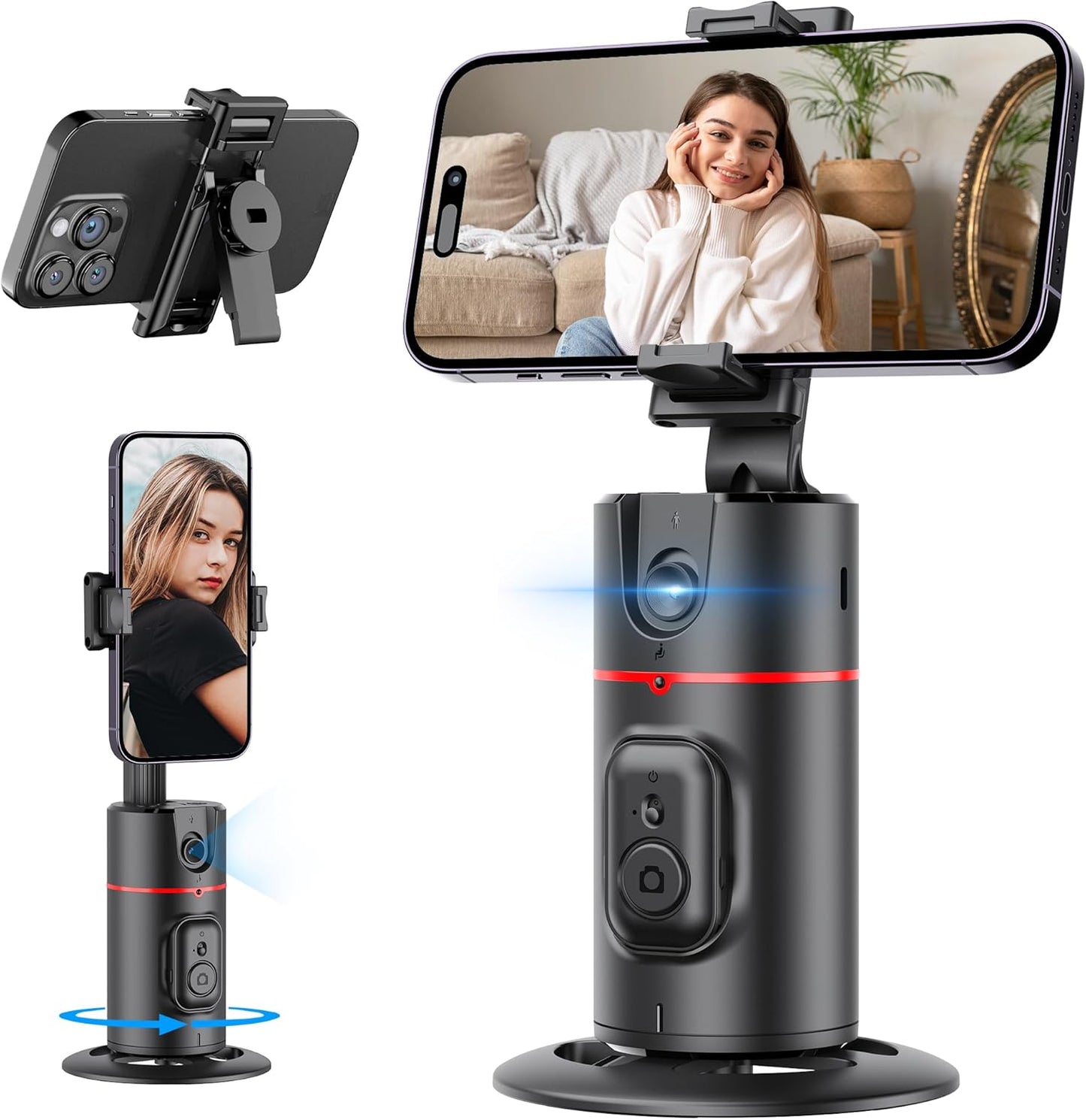 Auto Face Tracking Tripod, 360° Rotation