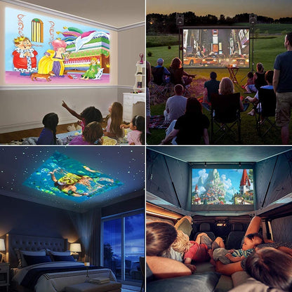 Mini Projector for Home Cinema | Full HD | Kids & Family Entertainment