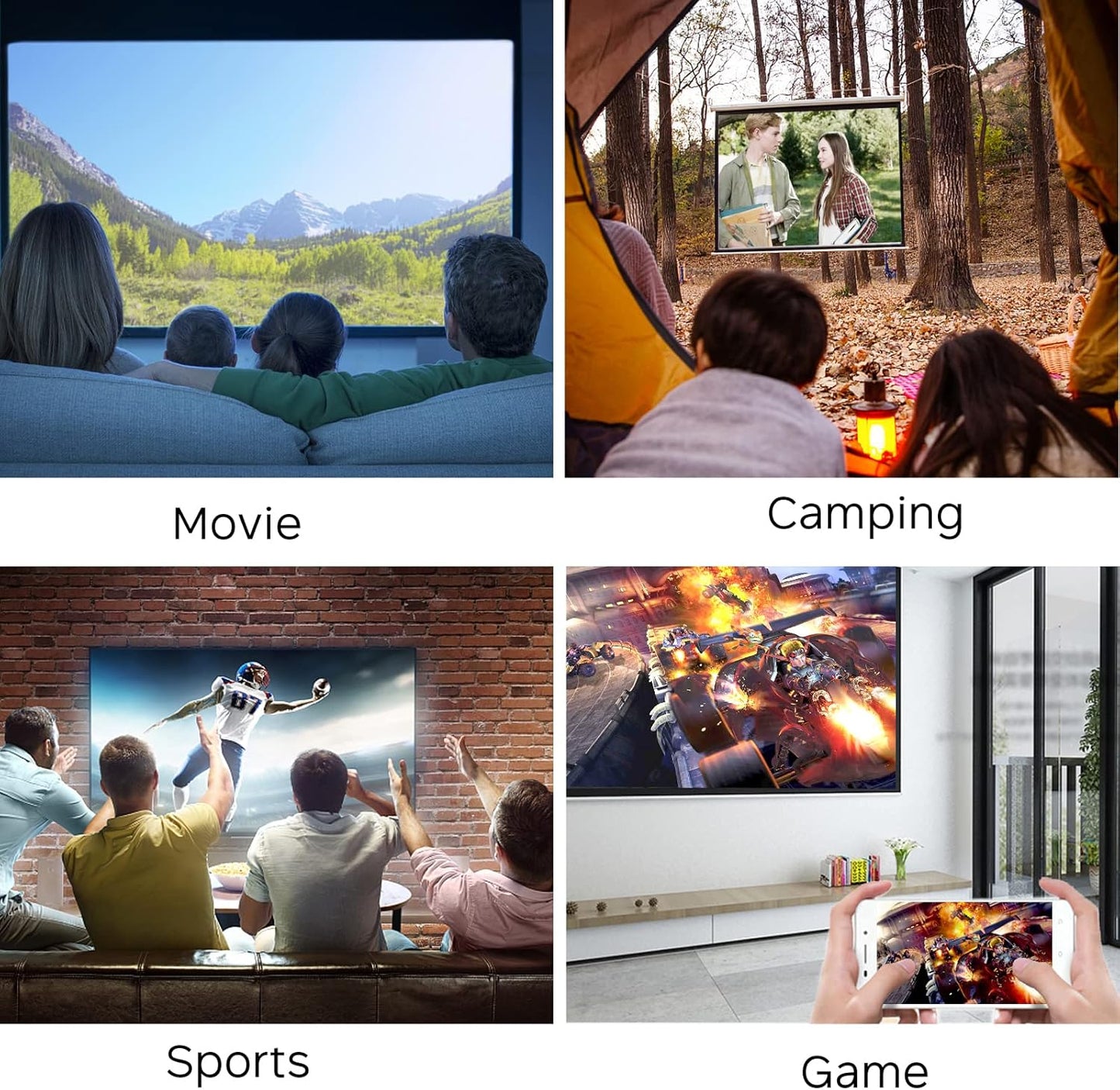 Mini Projector for Home Cinema | Full HD | Kids & Family Entertainment