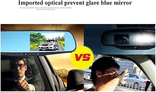 Vehicle Mirror Dash Cam with Rear View Camera